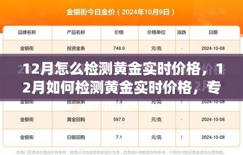 黄金实时价格检测指南,专业解析与个体立场阐述,洞悉黄金市场走势(十二月版)